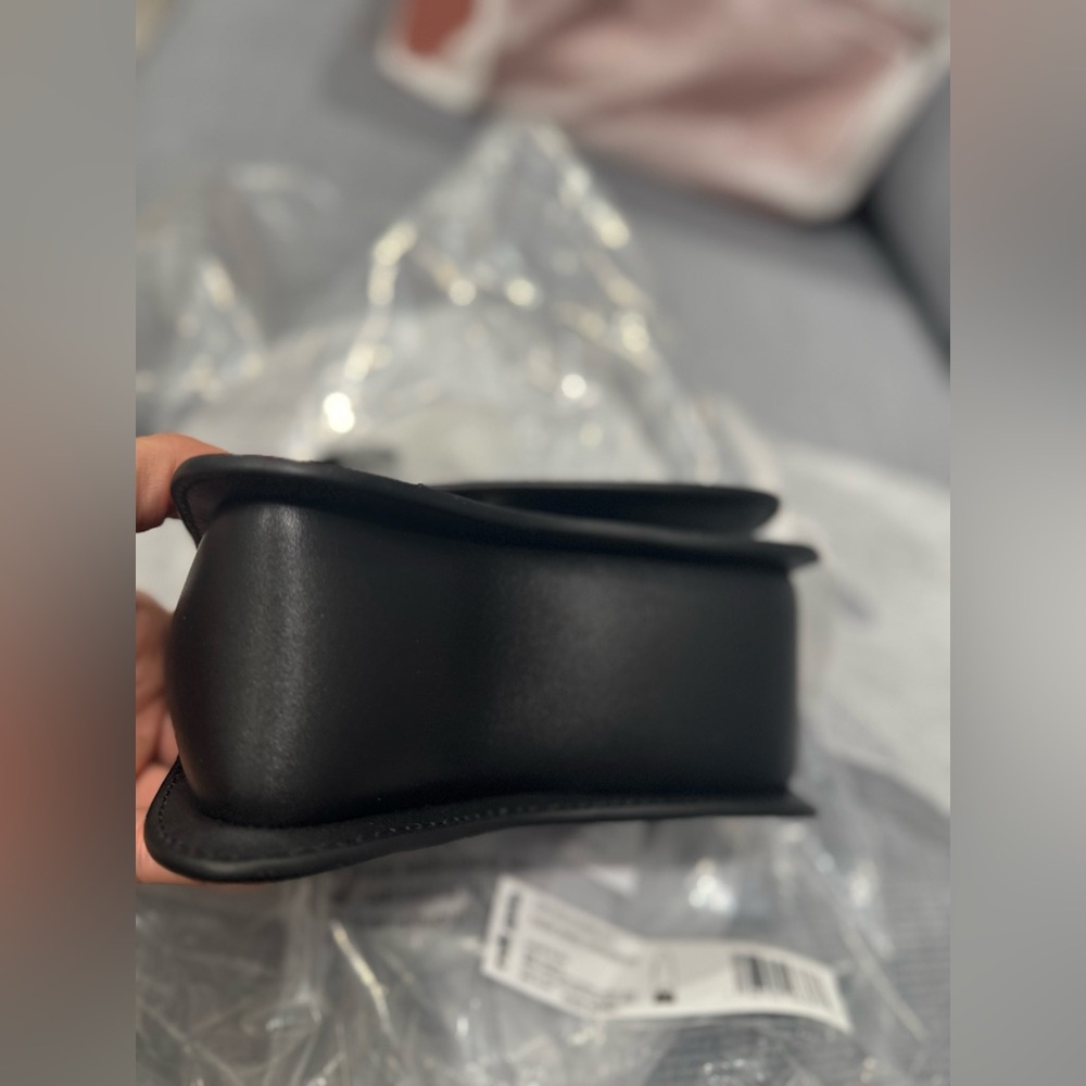 Cult Gaia Kazia Nano Leather Crossbody Bag in Black - Picture 7 of 12